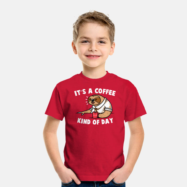 It's A Coffee Kind Of Day-youth basic tee-krisren28