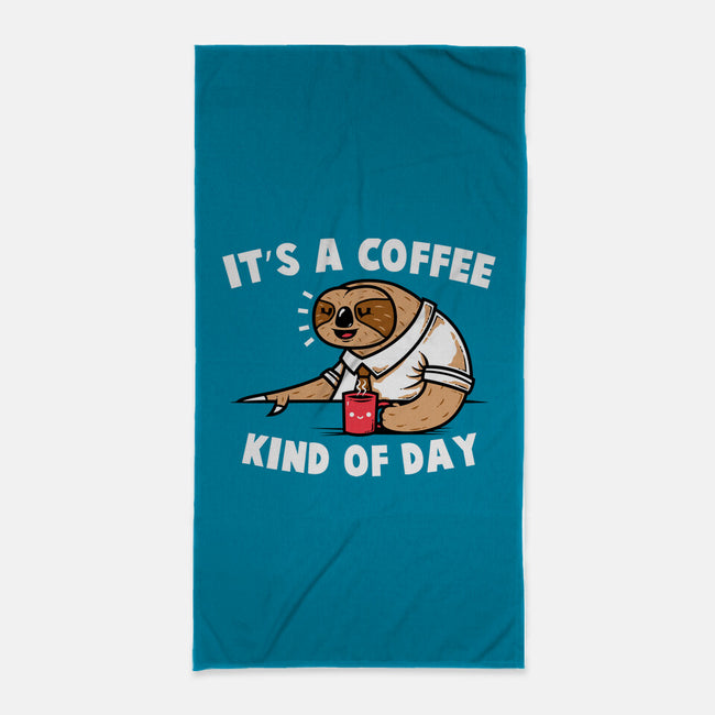 It's A Coffee Kind Of Day-none beach towel-krisren28