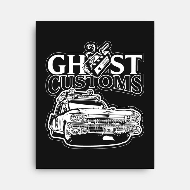 Ghost Customs-none stretched canvas-se7te