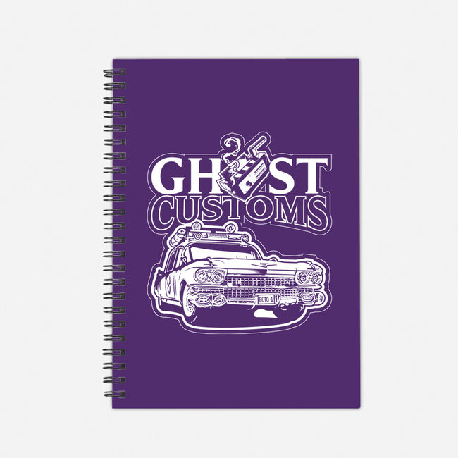 Ghost Customs-none dot grid notebook-se7te