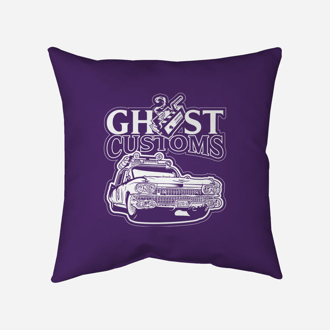 Ghost Customs-none removable cover w insert throw pillow-se7te