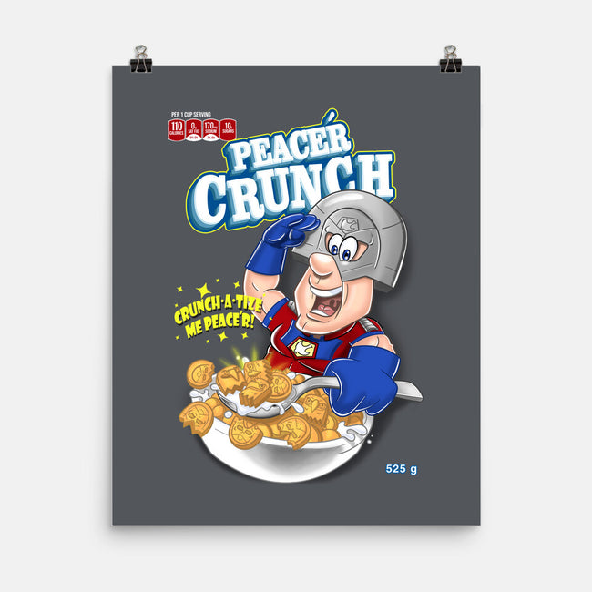 Peacer Crunch-none matte poster-MarianoSan
