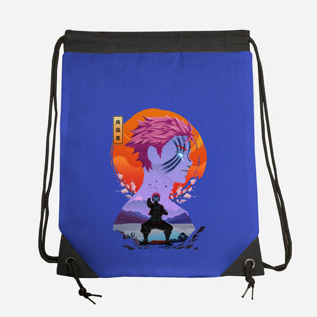 Akaza Slayer-none drawstring bag-rondes