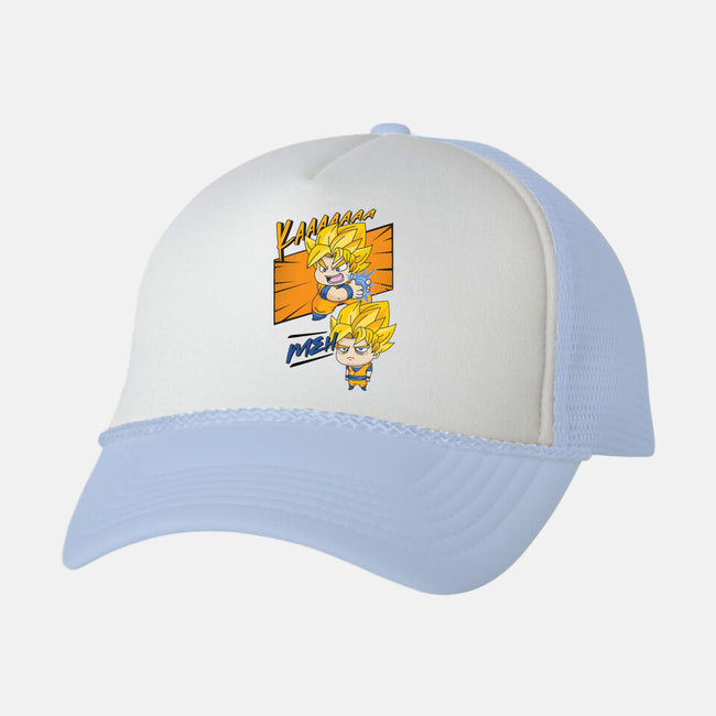 Meh!-unisex trucker hat-AnnoyingAmy
