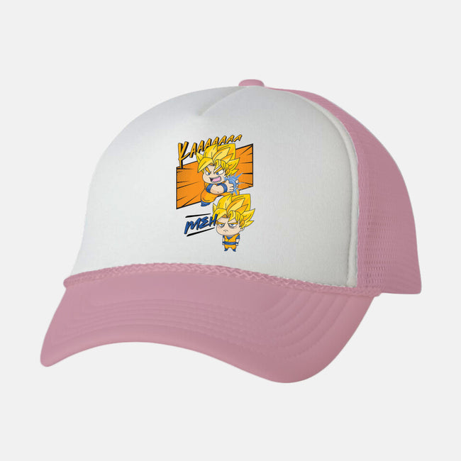 Meh!-unisex trucker hat-AnnoyingAmy