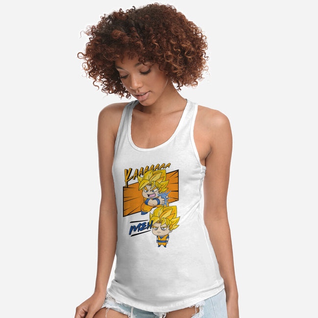 Meh!-womens racerback tank-AnnoyingAmy