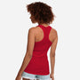 One Punch Red-womens racerback tank-Faissal Thomas