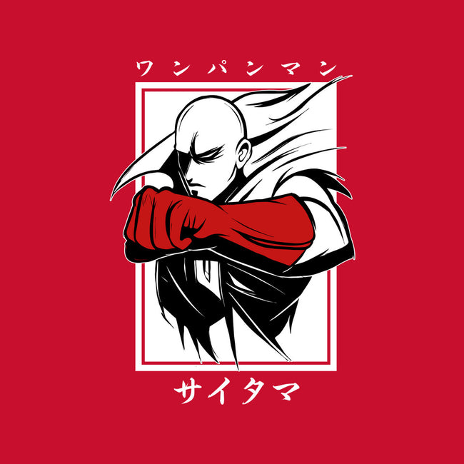 One Punch Red-none removable cover w insert throw pillow-Faissal Thomas