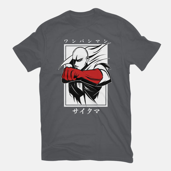 One Punch Red-mens premium tee-Faissal Thomas