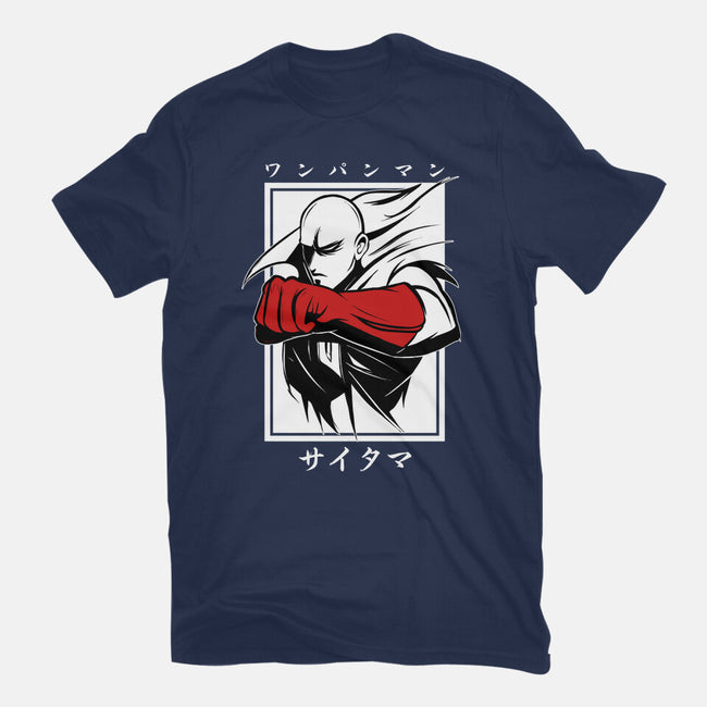 One Punch Red-mens heavyweight tee-Faissal Thomas