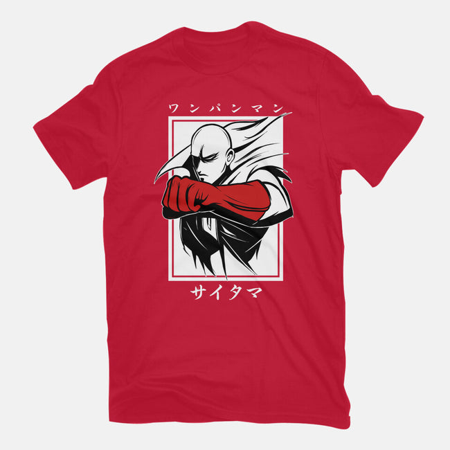 One Punch Red-mens premium tee-Faissal Thomas