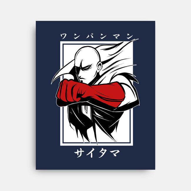 One Punch Red-none stretched canvas-Faissal Thomas