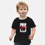 One Punch Red-baby basic tee-Faissal Thomas