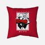 One Punch Red-none removable cover w insert throw pillow-Faissal Thomas