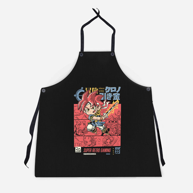 Chrono Adventure-unisex kitchen apron-Nihon Bunka