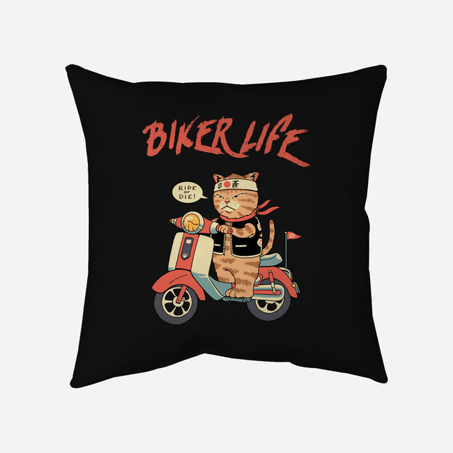 Motor Cat-none removable cover throw pillow-vp021