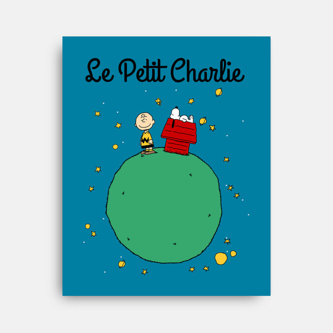 Le Petit Charlie-none stretched canvas-Melonseta