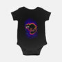 Floating Space Cat-baby basic onesie-erion_designs