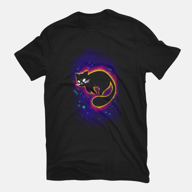Floating Space Cat-mens basic tee-erion_designs