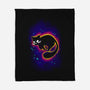 Floating Space Cat-none fleece blanket-erion_designs