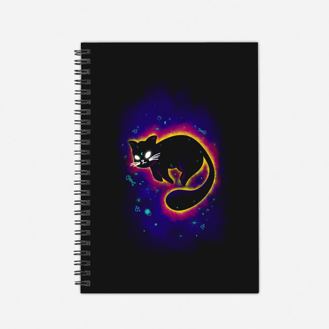 Floating Space Cat-none dot grid notebook-erion_designs