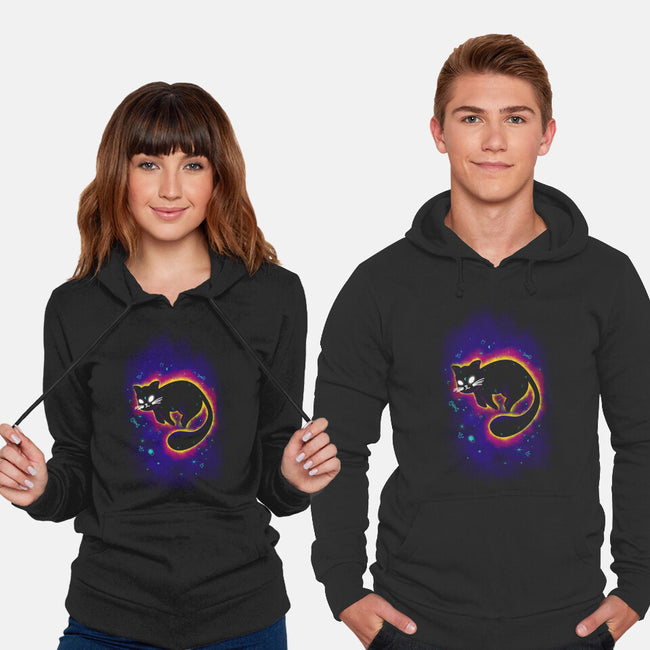 Floating Space Cat-unisex pullover sweatshirt-erion_designs