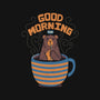 Bear Coffee Bath-none polyester shower curtain-tobefonseca