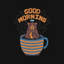 Bear Coffee Bath-unisex crew neck sweatshirt-tobefonseca