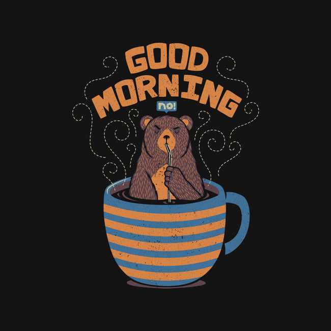 Bear Coffee Bath-none matte poster-tobefonseca