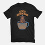 Bear Coffee Bath-unisex basic tee-tobefonseca