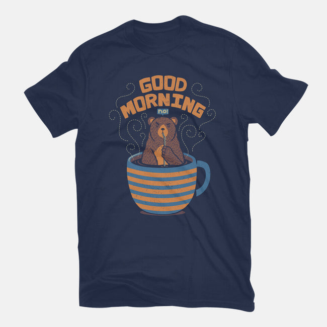 Bear Coffee Bath-mens basic tee-tobefonseca