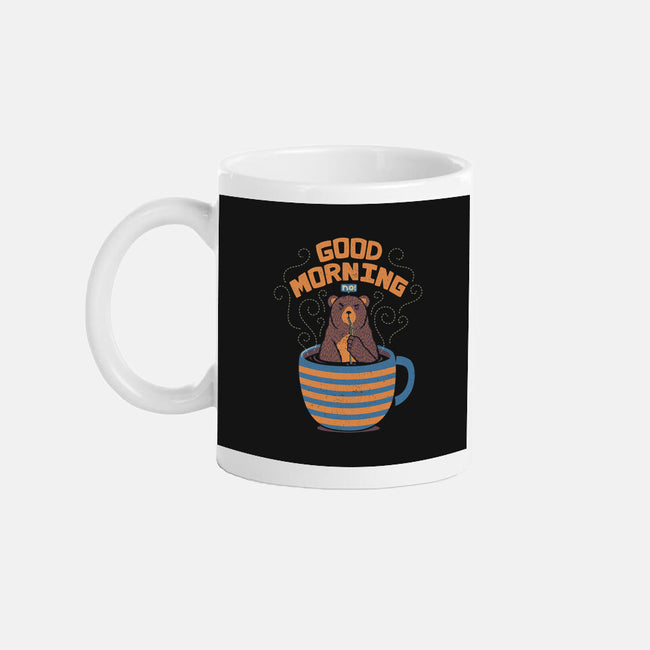 Bear Coffee Bath-none glossy mug-tobefonseca