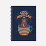 Bear Coffee Bath-none dot grid notebook-tobefonseca