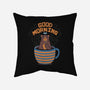 Bear Coffee Bath-none removable cover w insert throw pillow-tobefonseca