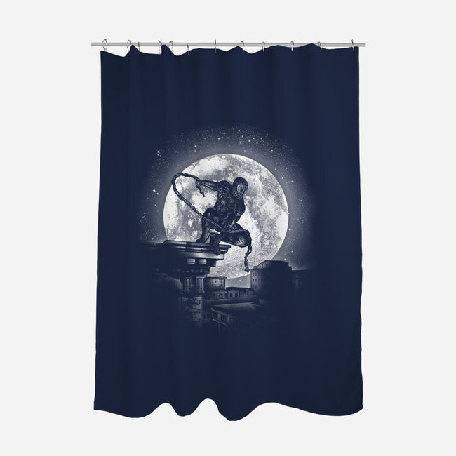 Moonlight Hero-none polyester shower curtain-fanfreak1