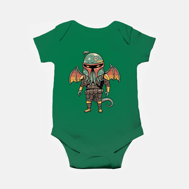 Cthulhu Bounty Hunter-baby basic onesie-vp021