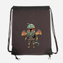 Cthulhu Bounty Hunter-none drawstring bag-vp021