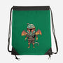 Cthulhu Bounty Hunter-none drawstring bag-vp021