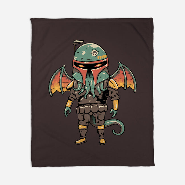 Cthulhu Bounty Hunter-none fleece blanket-vp021