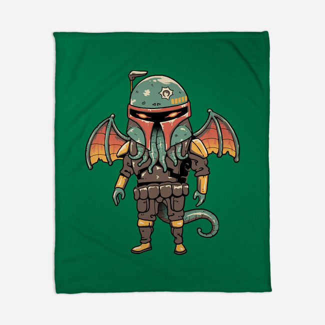 Cthulhu Bounty Hunter-none fleece blanket-vp021