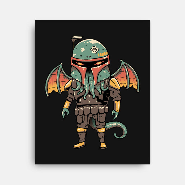 Cthulhu Bounty Hunter-none stretched canvas-vp021