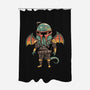 Cthulhu Bounty Hunter-none polyester shower curtain-vp021