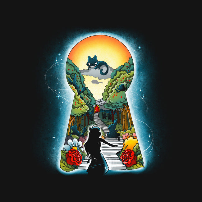 Wonder Portal-womens fitted tee-Vallina84