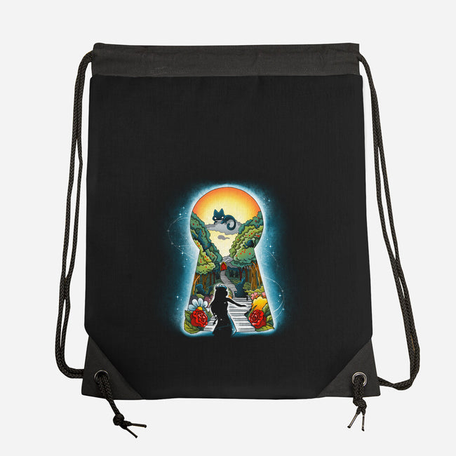 Wonder Portal-none drawstring bag-Vallina84