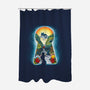 Wonder Portal-none polyester shower curtain-Vallina84