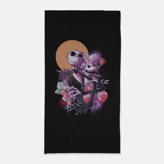 Nightmare In Moonlight-none beach towel-fanfabio