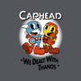 Caphead-none removable cover w insert throw pillow-Nemons