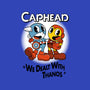 Caphead-none removable cover w insert throw pillow-Nemons