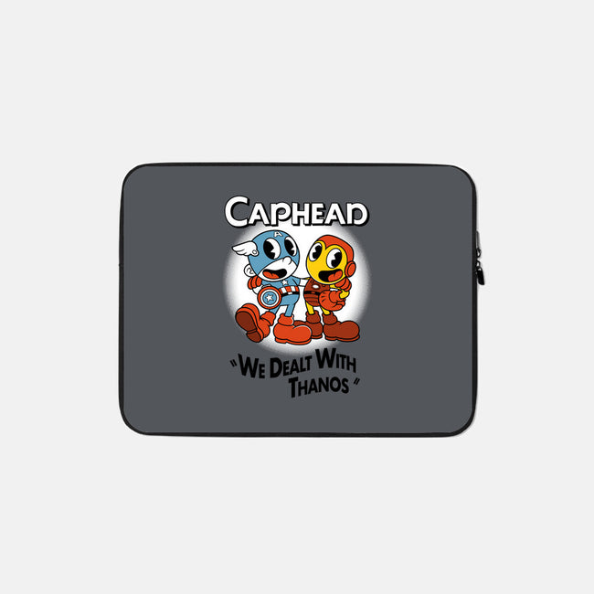 Caphead-none zippered laptop sleeve-Nemons