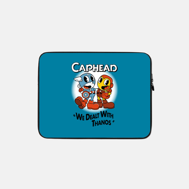 Caphead-none zippered laptop sleeve-Nemons